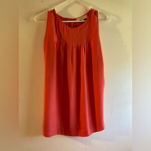 LOFT Vibrant Deep Orange Top